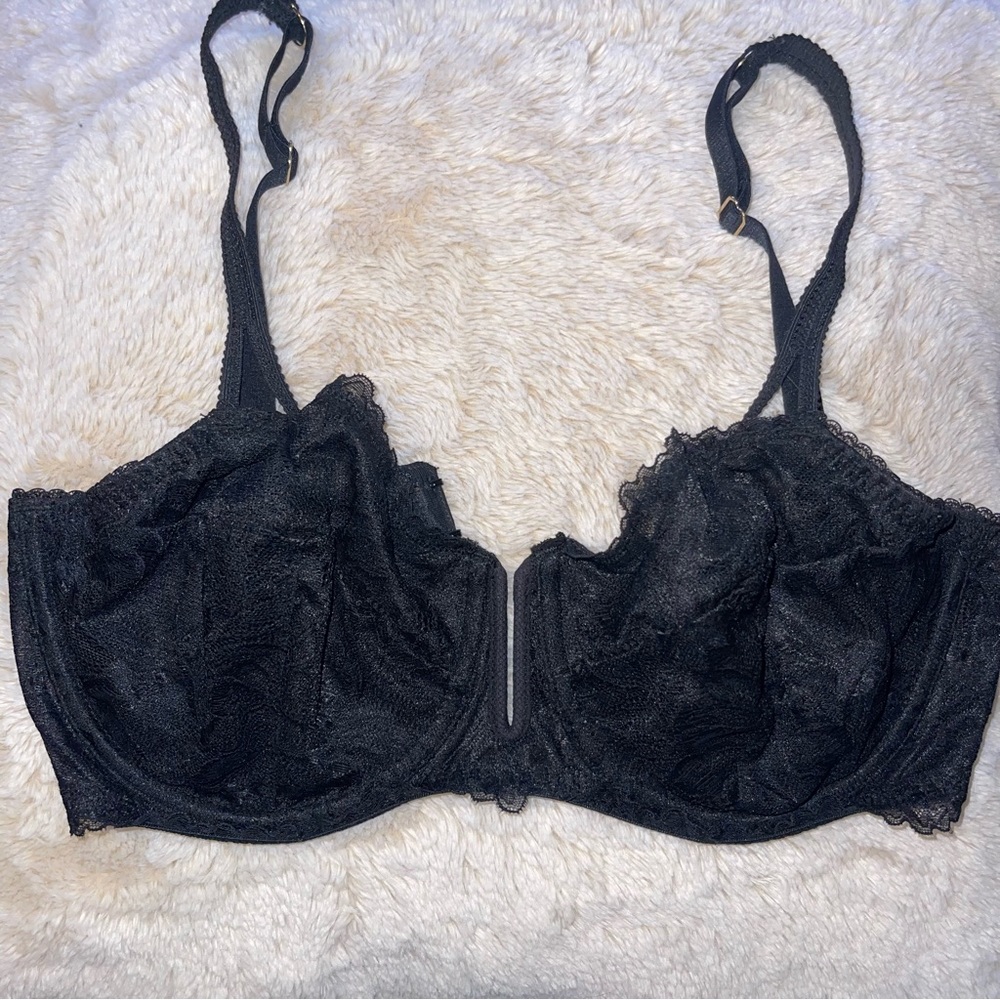 *SOLD* BLACK BALCONETTE BRA